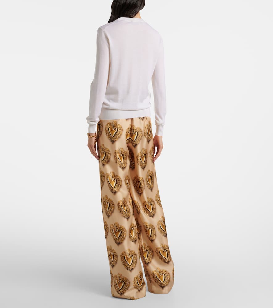 DG cashmere and silk sweater
