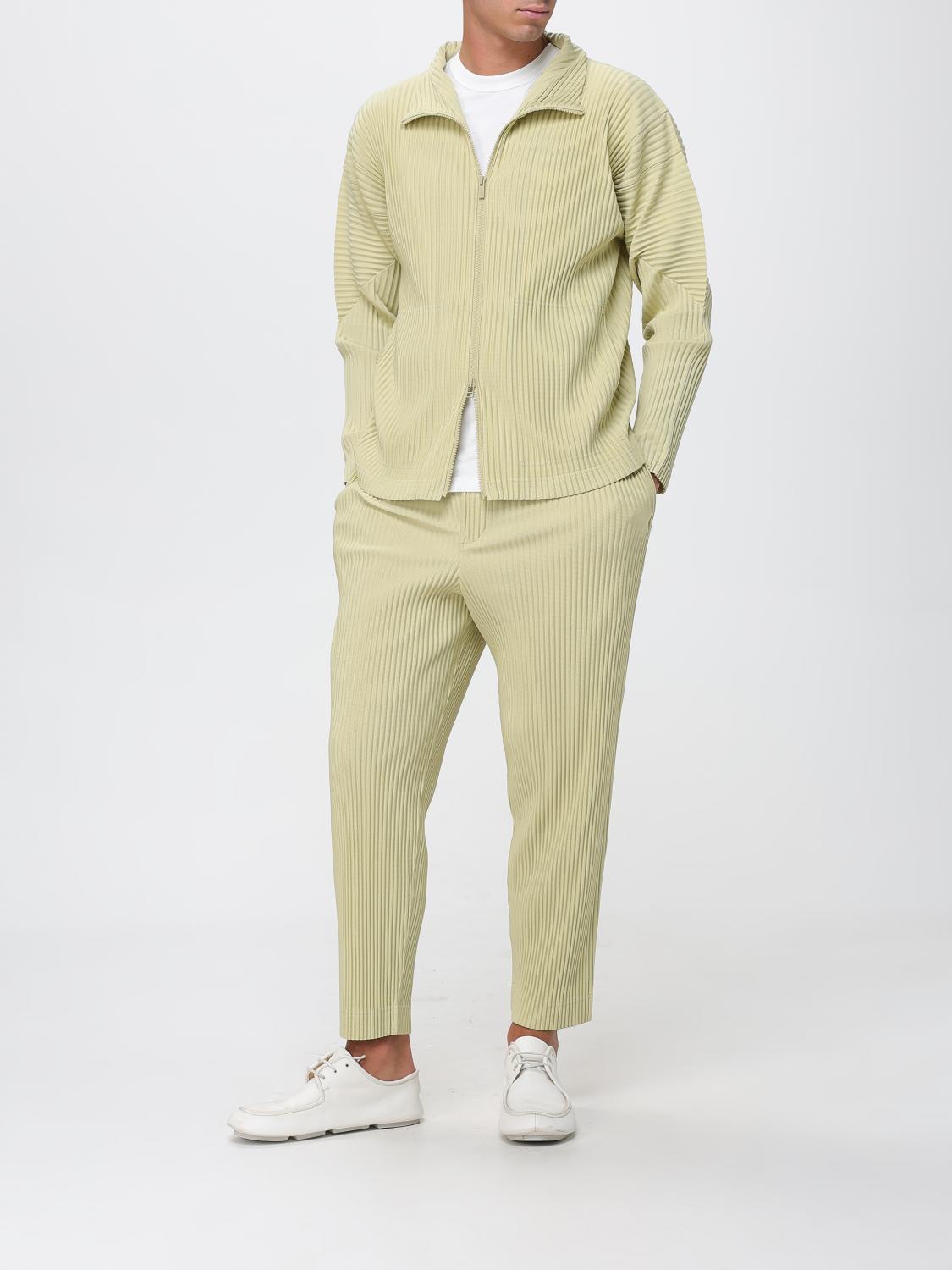 Pants Men color Green