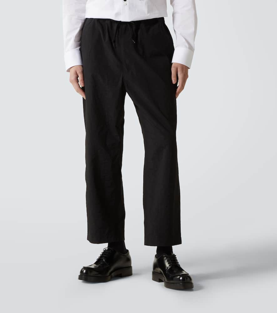 Cropped straight pants