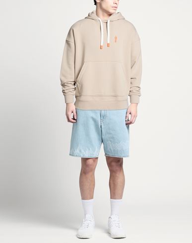 Man Sweatshirt Light grey Size S Cotton, Polyester