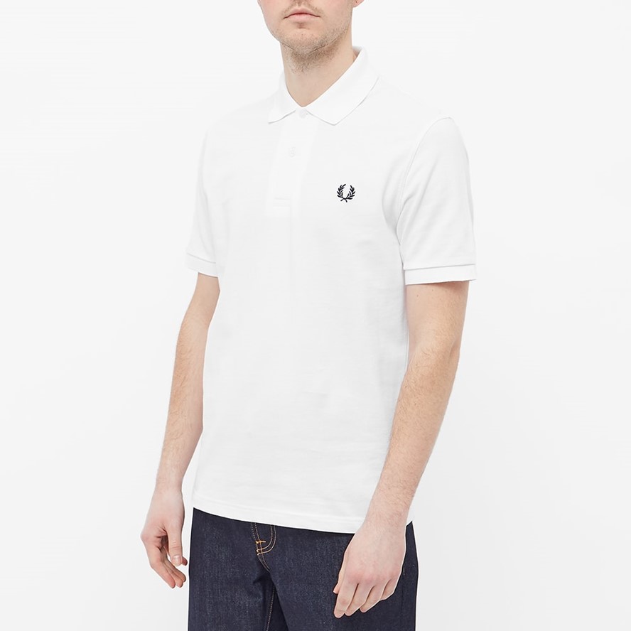 White Piquet Polo Shirt