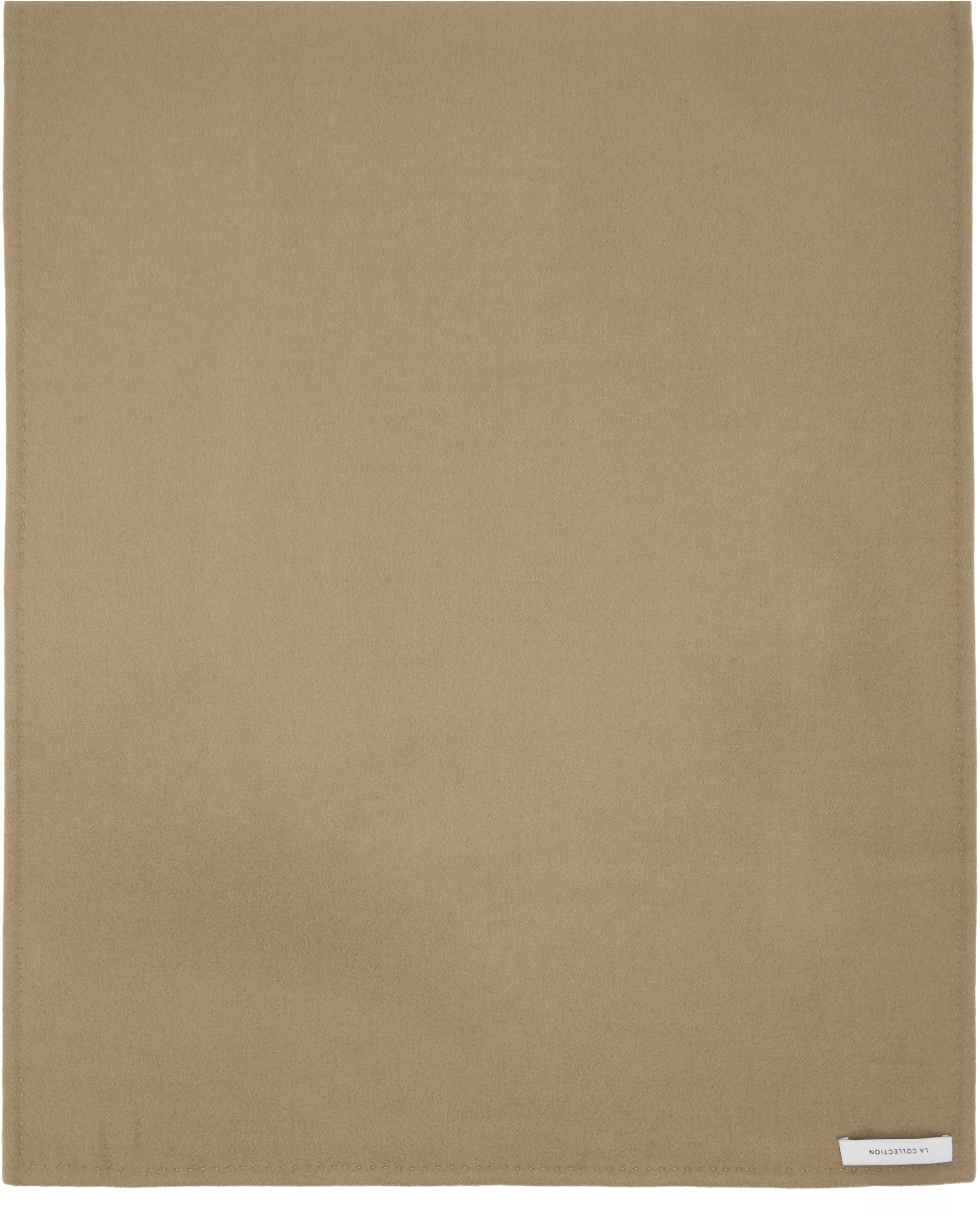 Taupe Wool Cashmere Julie Scarf