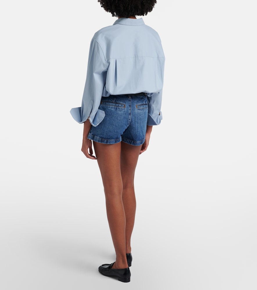 Cruise high-rise denim shorts