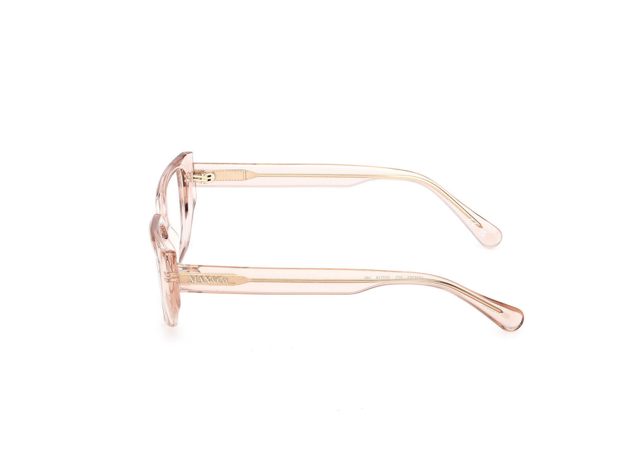 MAX&Co Mujer MAX&Co MO5207 072 Monturas ópticas Inyectado Rosa Geométrico Norma