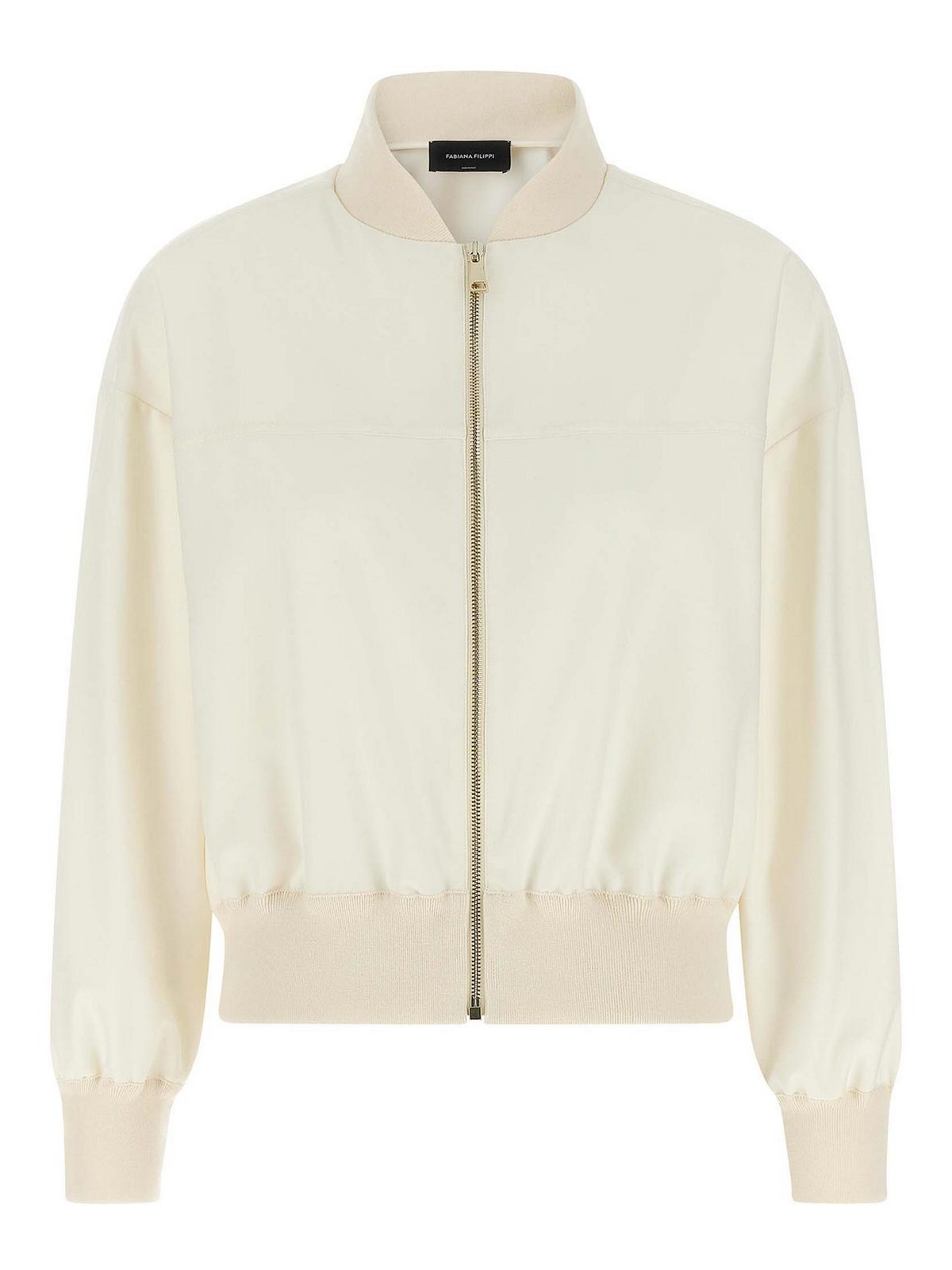 Insert Bomber Jacket Puffer Jackets White
