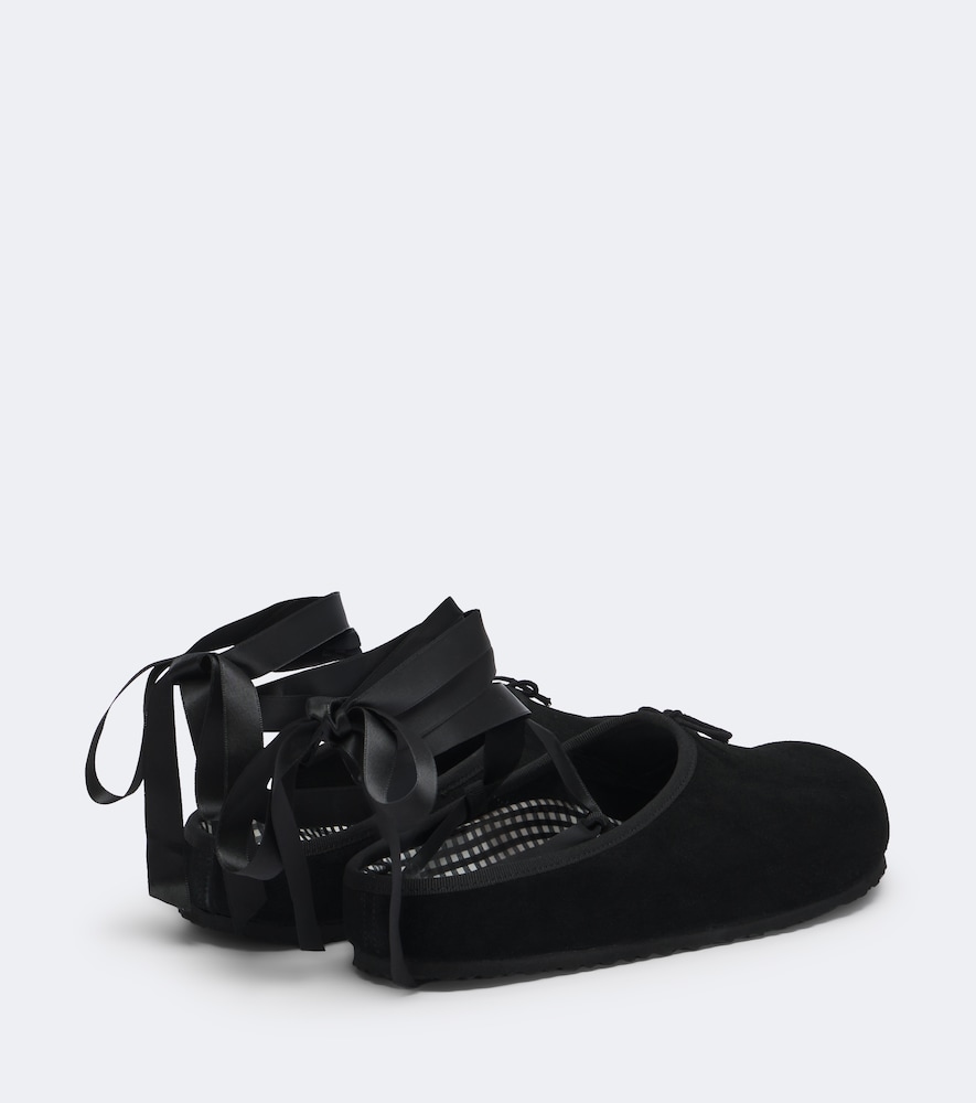 X Repetto Opera suede mules
