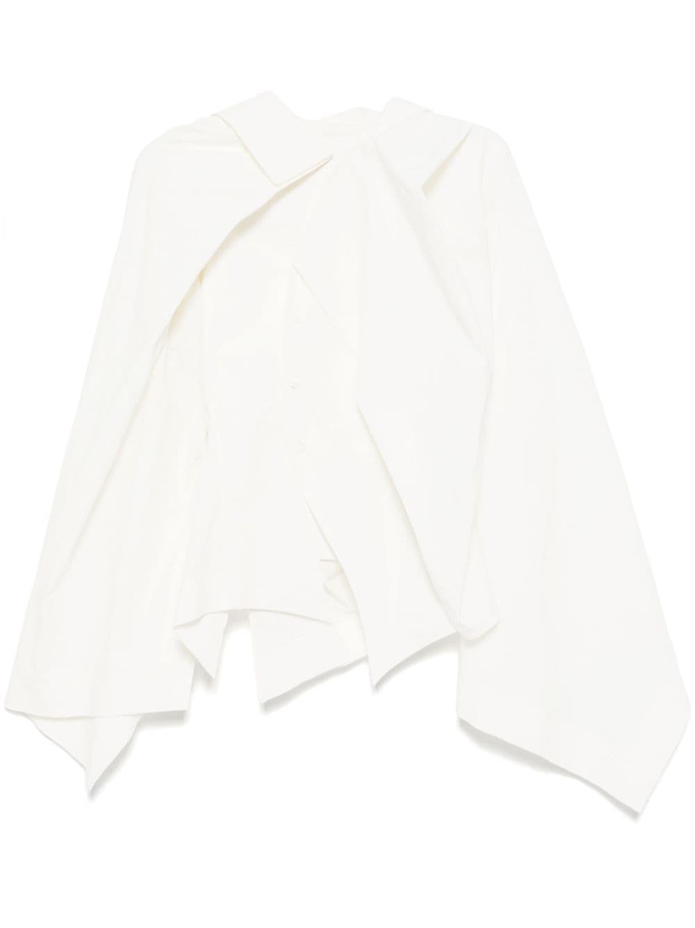 Asymmetric shirt - White