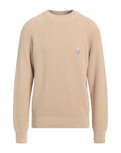 Garment Workshop Man Sweater Sand Size XXL Cotton