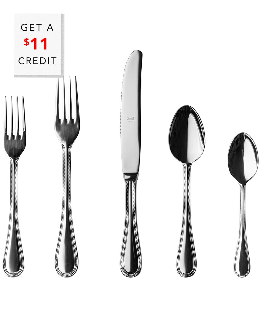 5Pc Flatware Set With $11 Credit