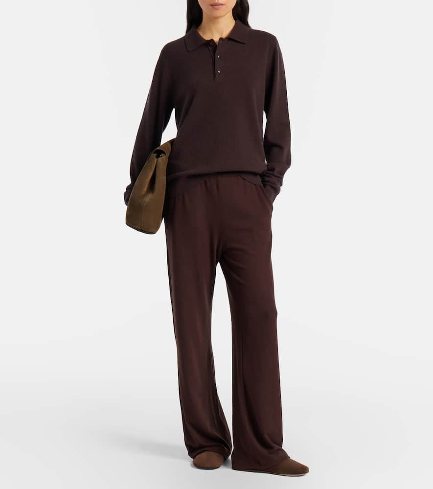 Lauren jersey wide-leg pants