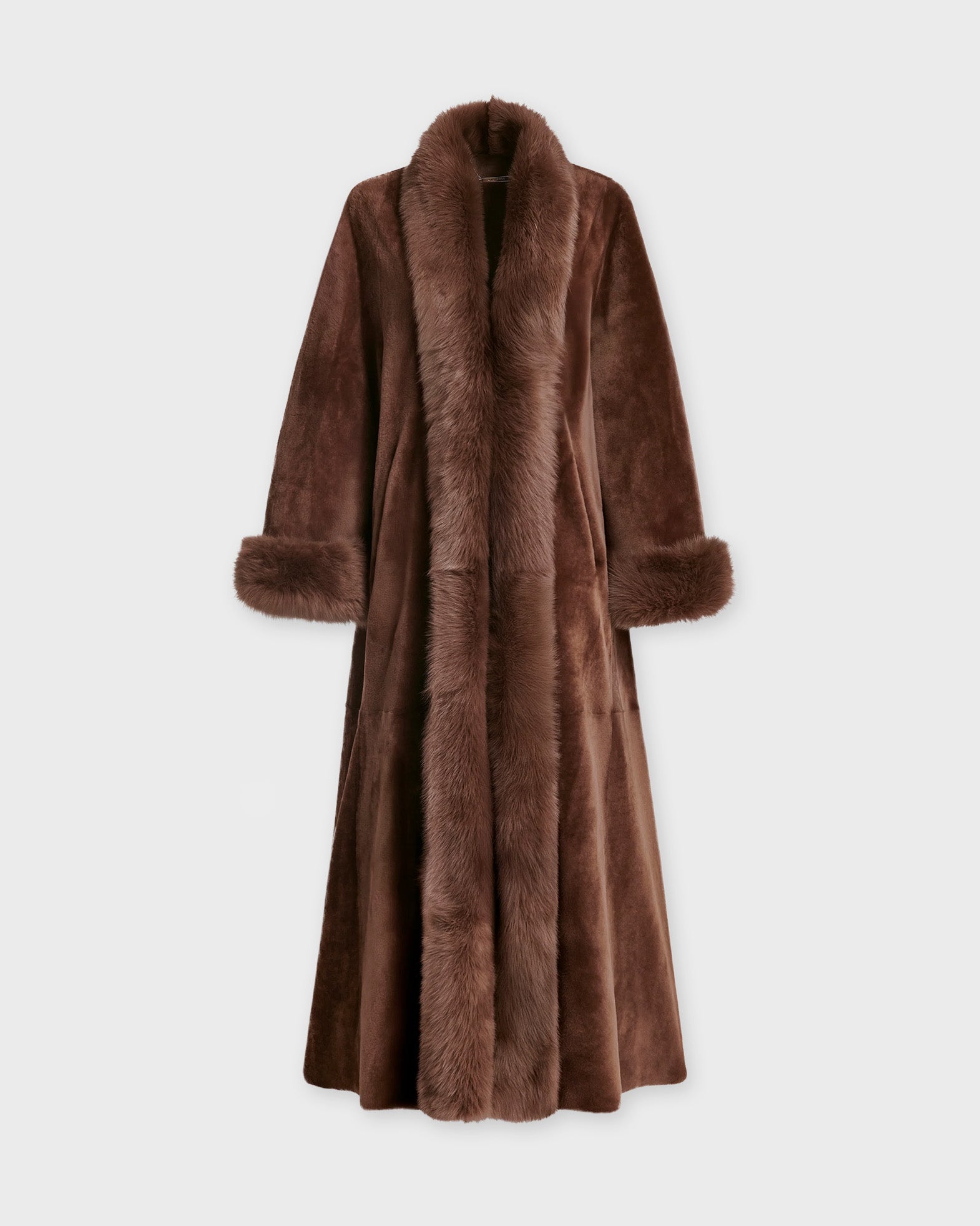 NOUR HAMMOUR Coat Sima Toffee