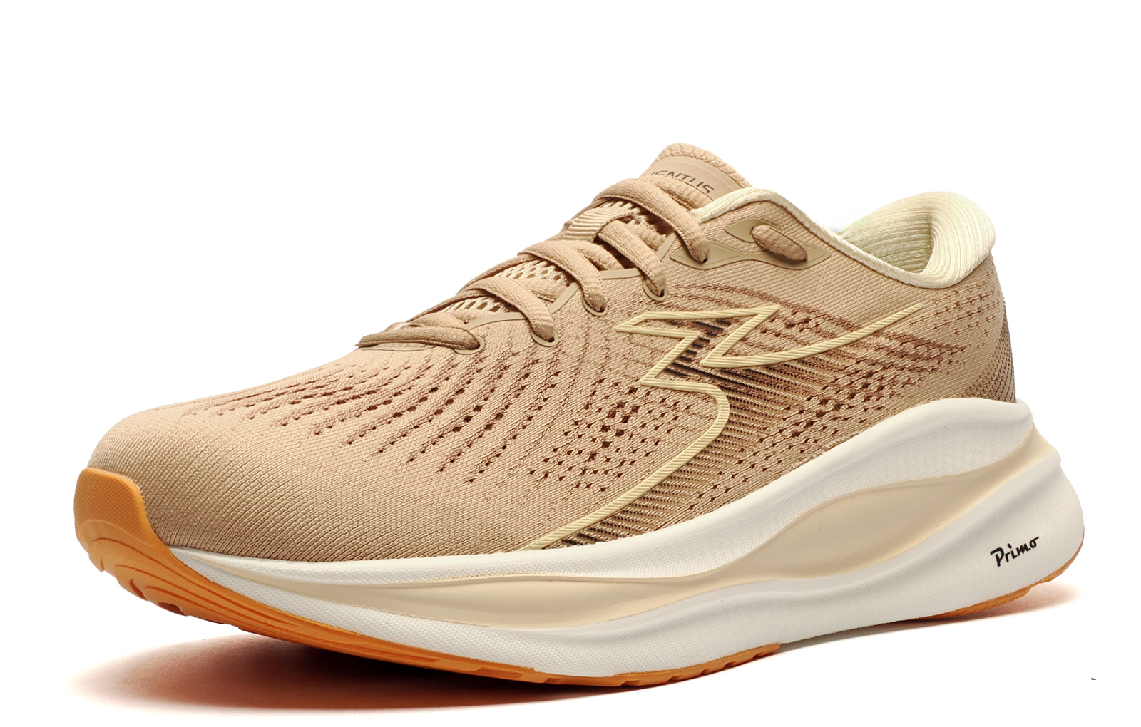 361° Ventus Mens Running Shoes - Beige Rubber