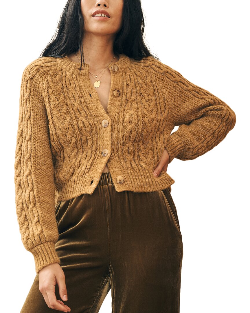 Frost Cropped Alpaca & Wool-Blend Cardigan