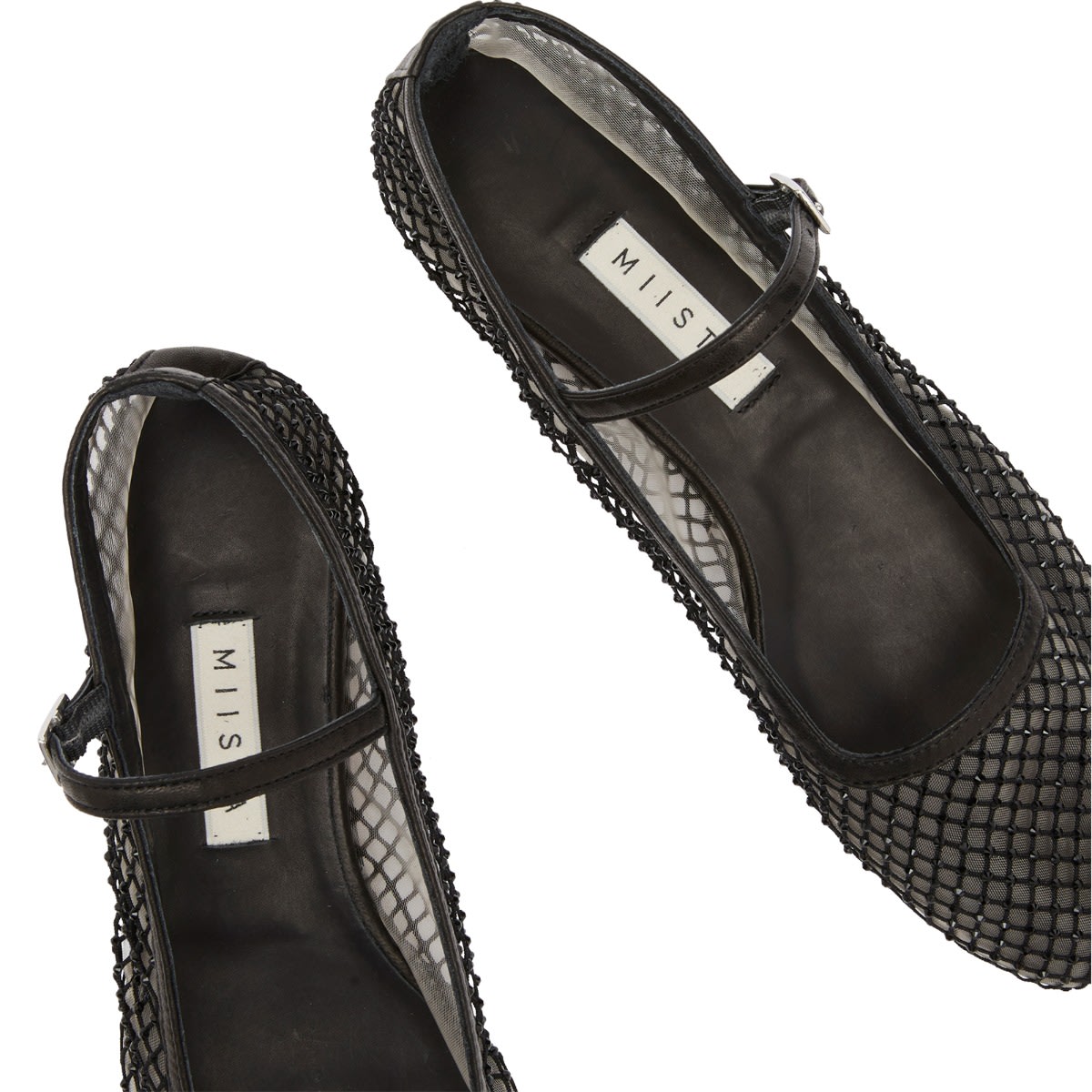 MIISTA Women's Vanita Ballerina in Black