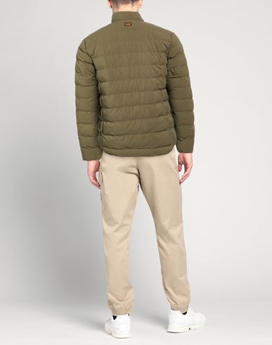 Man Puffer Military green Size L Polyester, Recycled polyester