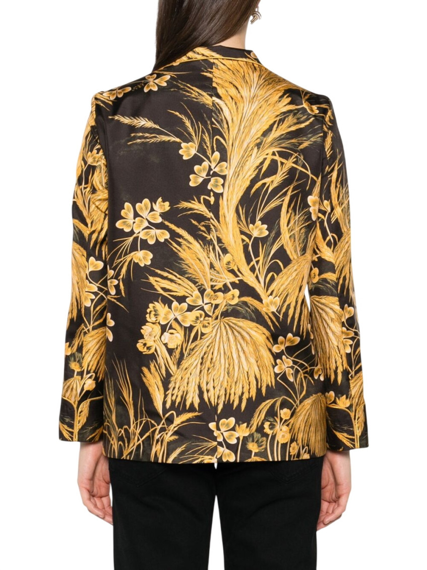 Yellow Regular Floral Shirt