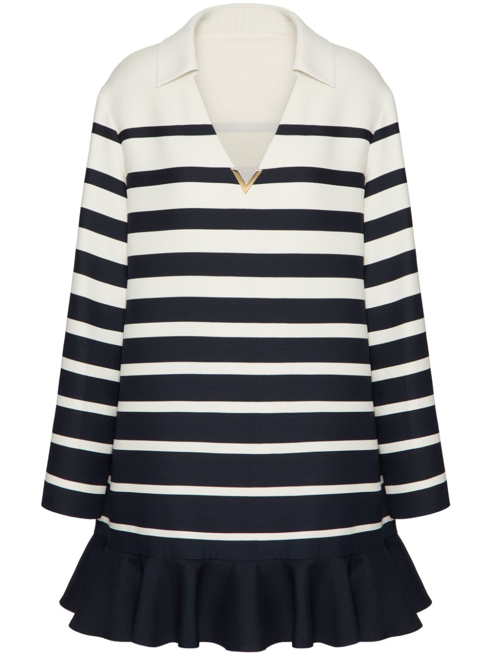 Striped dress - Black