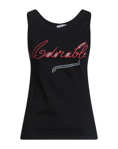 Woman Tank top Black Size 10 Cotton