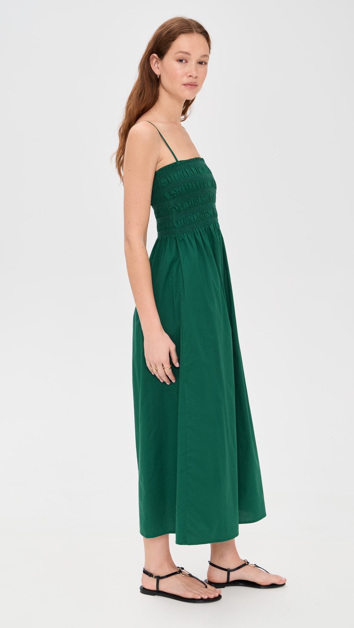 Pistola Denim Bianca Dress Emerald
