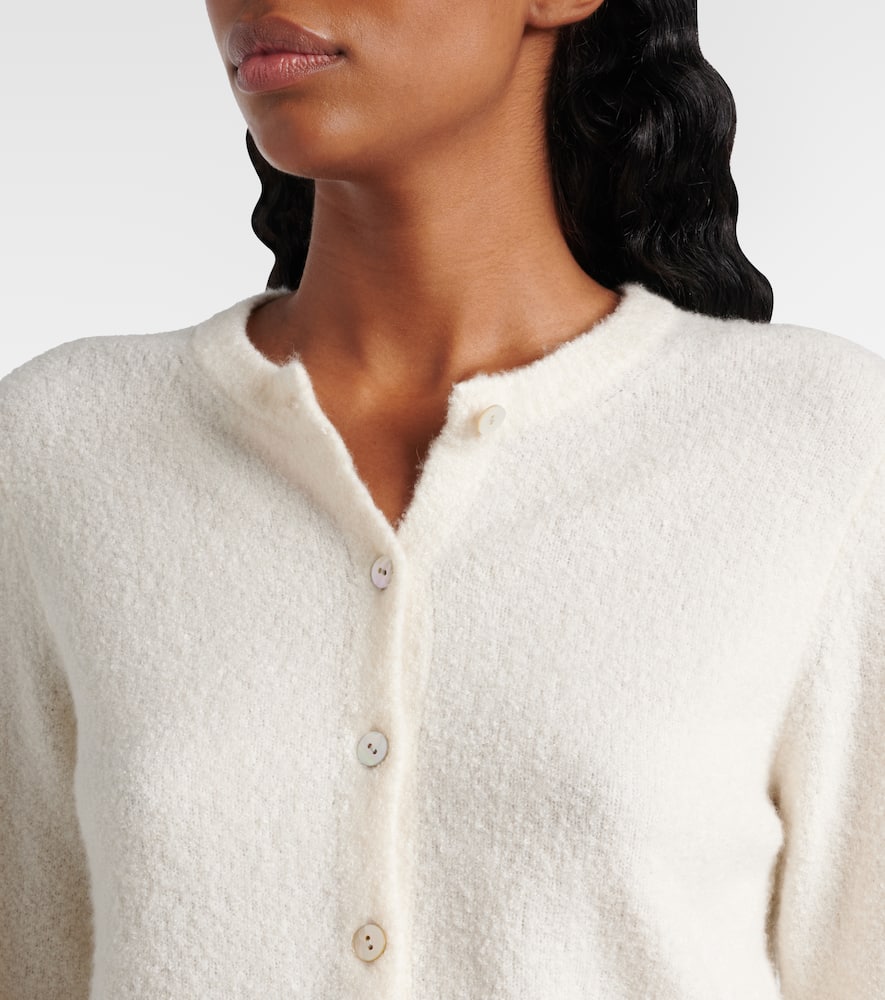 Silk and cashmere-blend cardigan