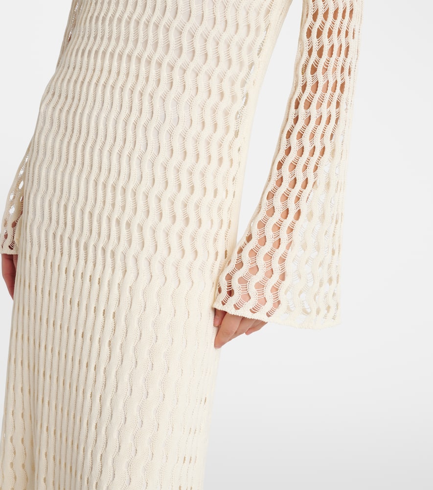 Jemmy open-knit maxi dress