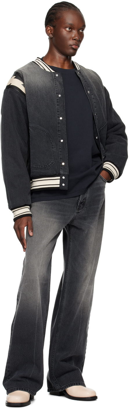 Rhude Black Cross Long Sleeve T-Shirt