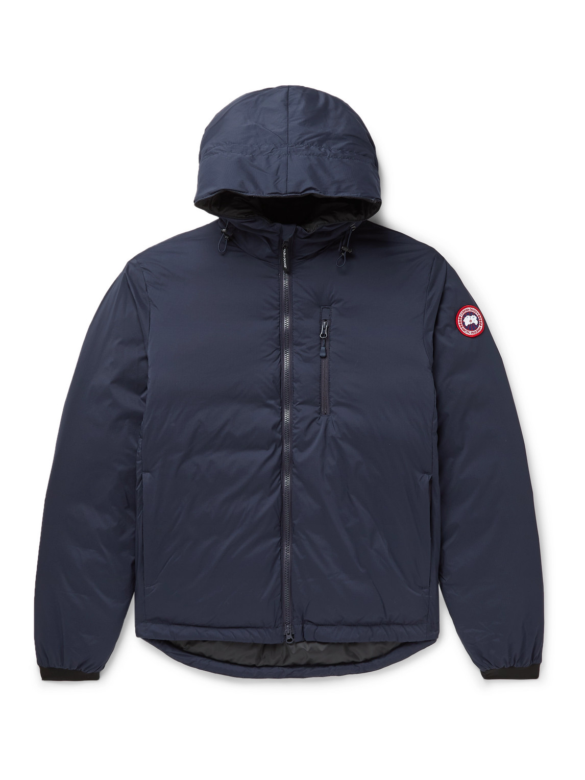 Lodge Slim-Fit Nylon-Ripstop Hooded Down Jacket