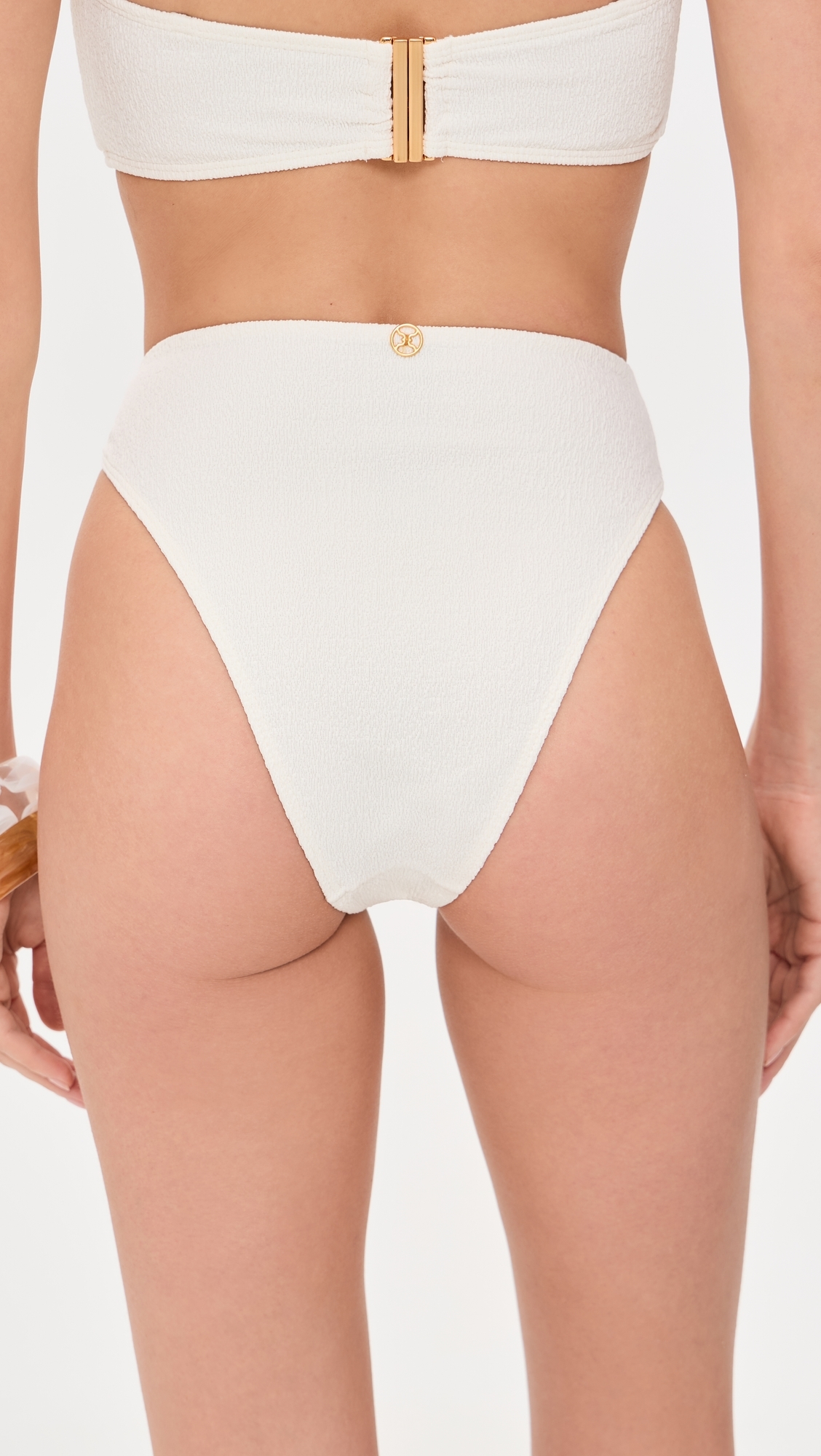 Petra Gigi Hot Bikini Bottoms White