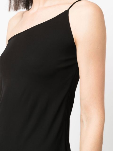 Off-shoulder knee-length dress