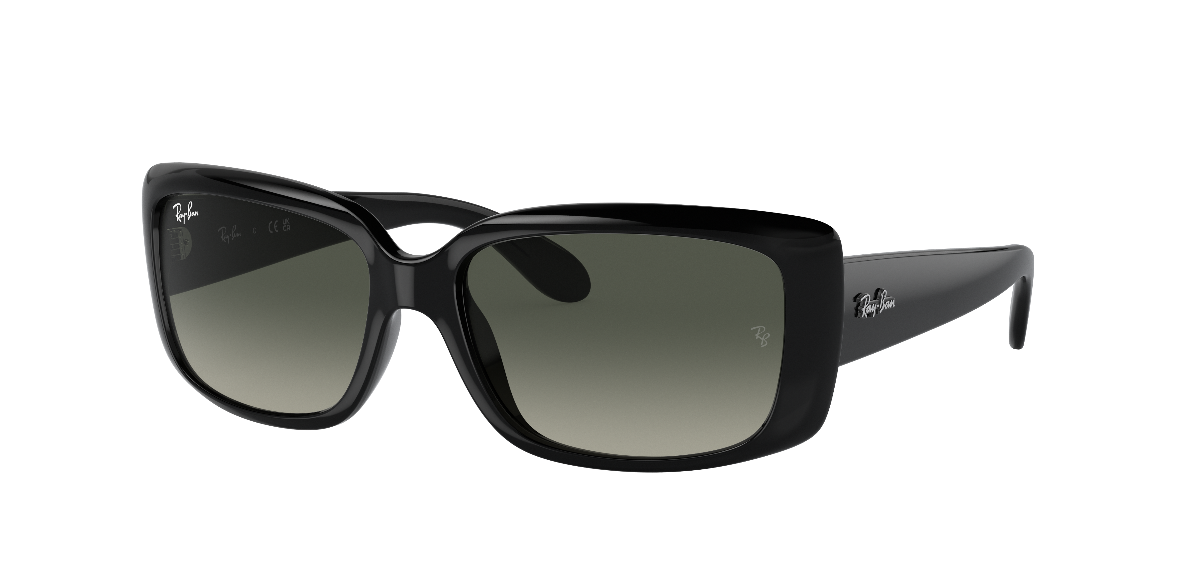 Ray-Ban Woman Sunglass RB4389 - Frame color: Black, Lens color: Grey