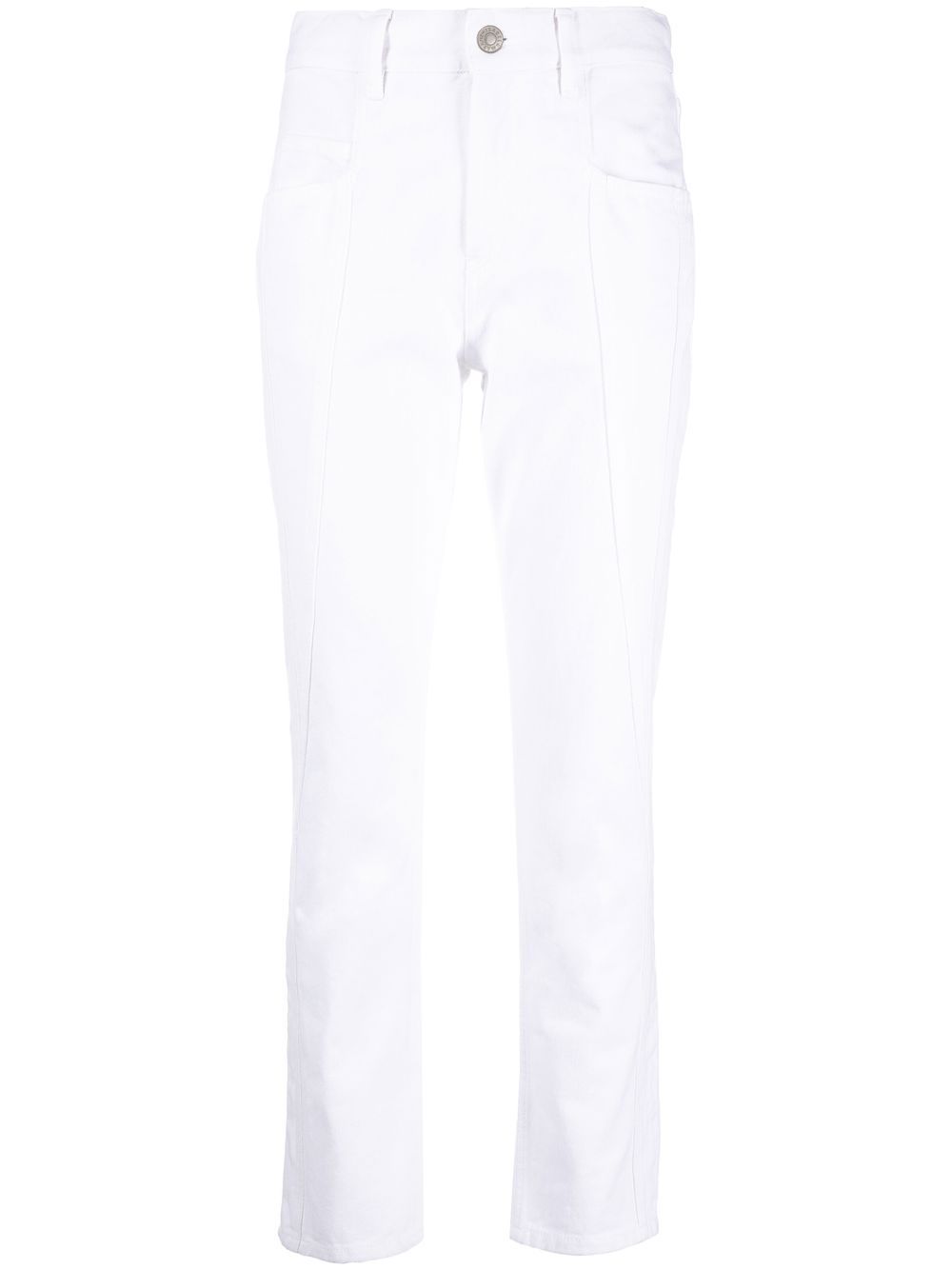Panelled skinny-cut jeans