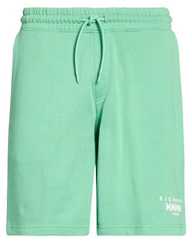 Man Shorts & Bermuda Shorts Green Size XXL Cotton, Polyester