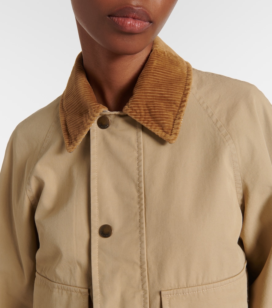 Cotton gabardine jacket