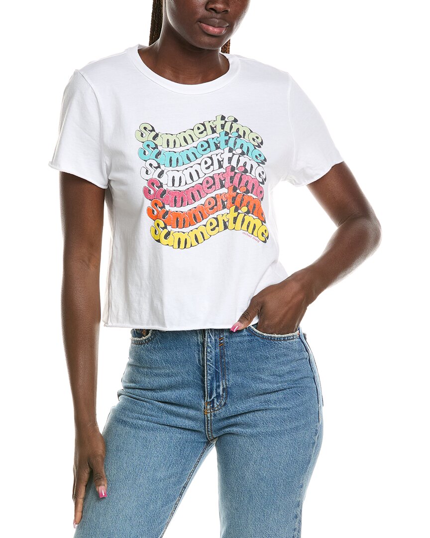 Summertime Cropped T-Shirt