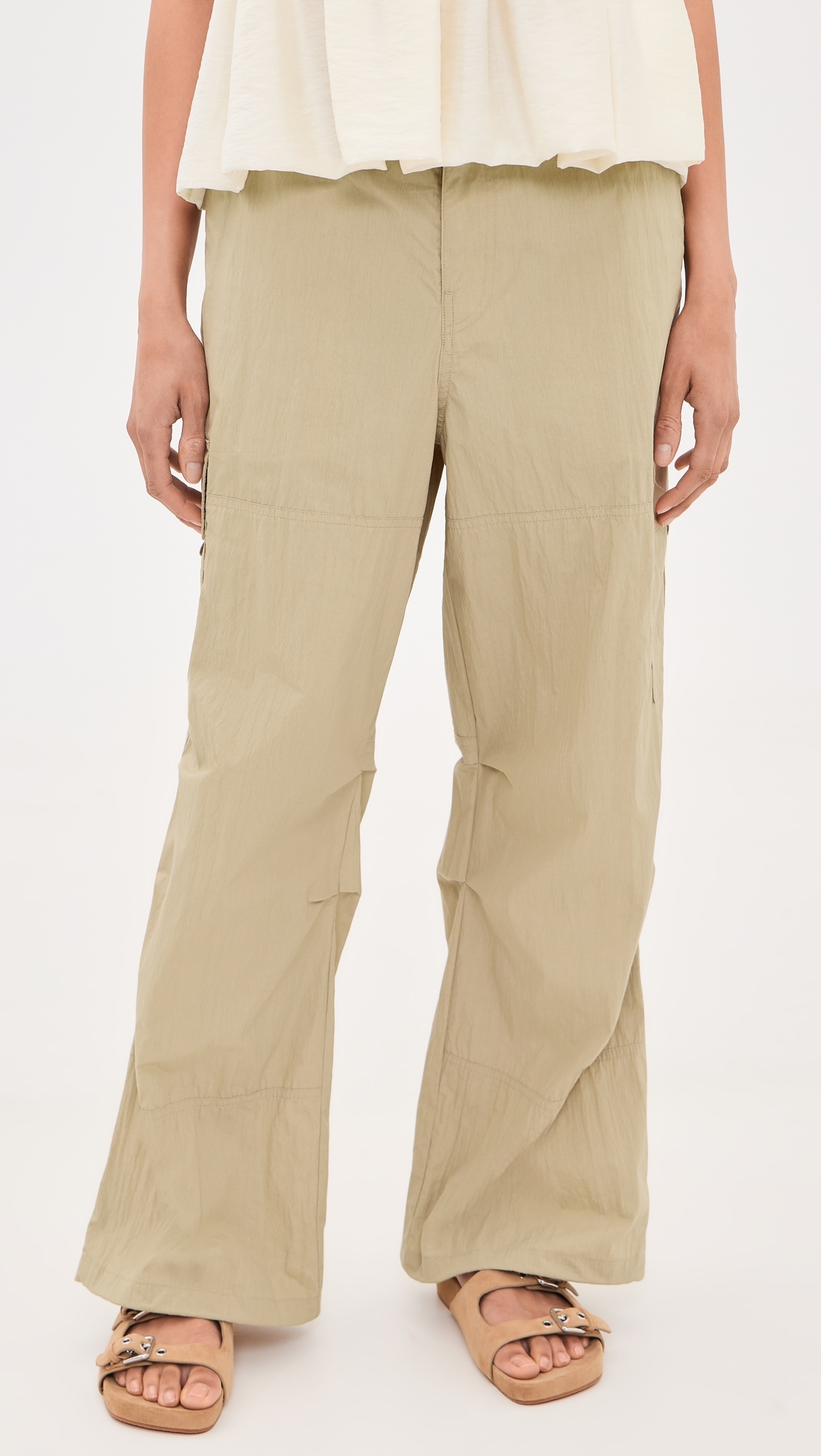 Parachute Pants Beige