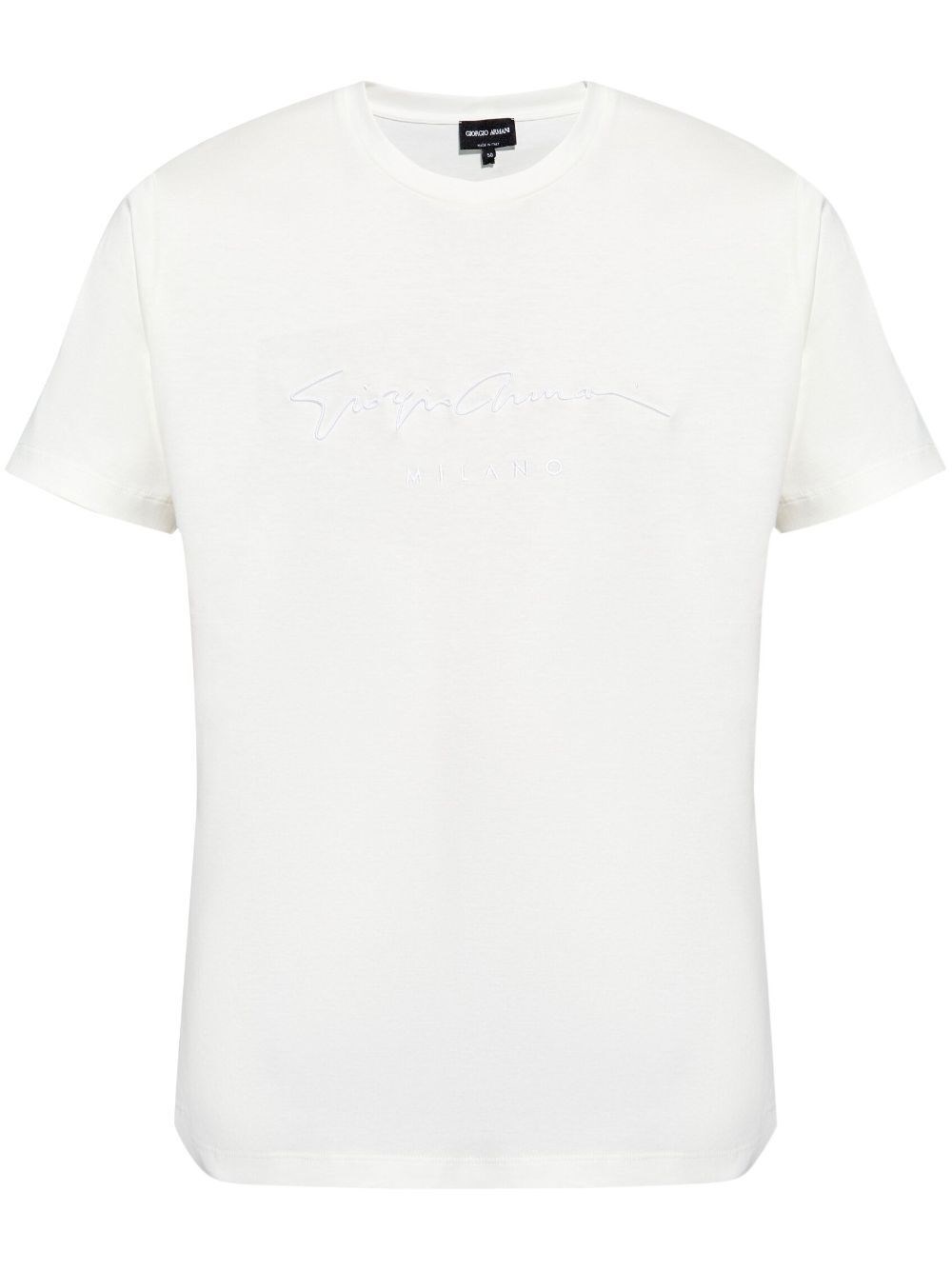 Pure Cotton Interlock Signature Logo T-Shirt