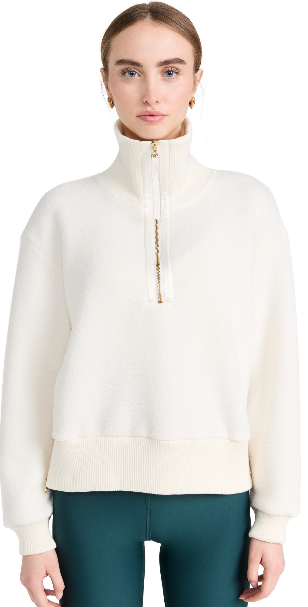 Roselle Half Zip Fleece Egret