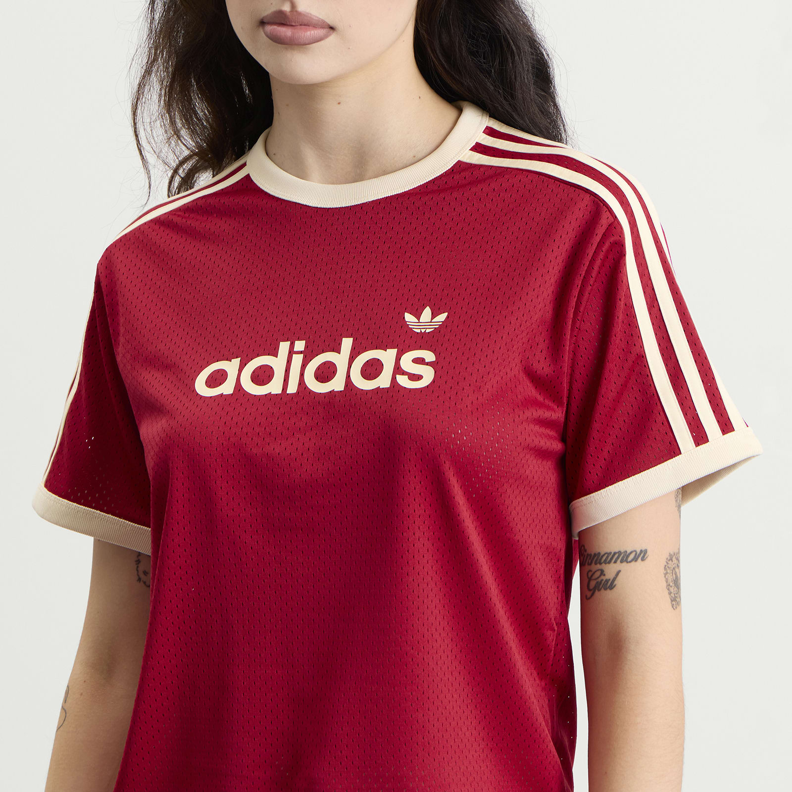 Women's Mesh T-Shirt Team Victory Red/Warm Vanilla
