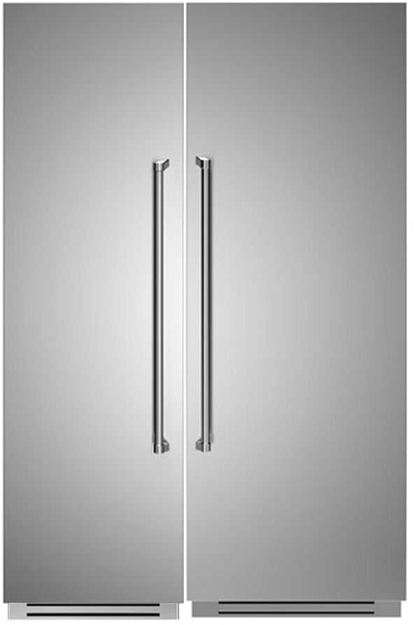 Bertazzoni Master Side-by-Side Column Set with 30" Refrigerator and 24" Freezer in Stainless Steel BERTREFFRMA