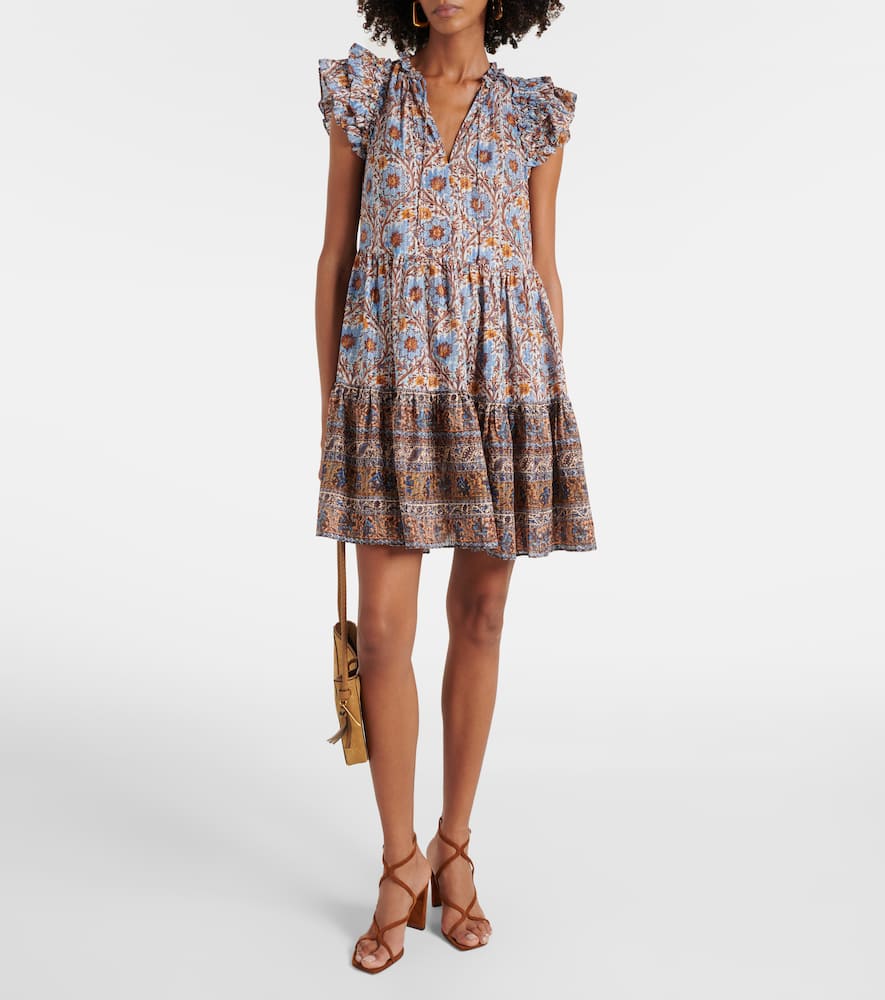 Ulla Johnson Coletta ruffled cotton-blend minidress
