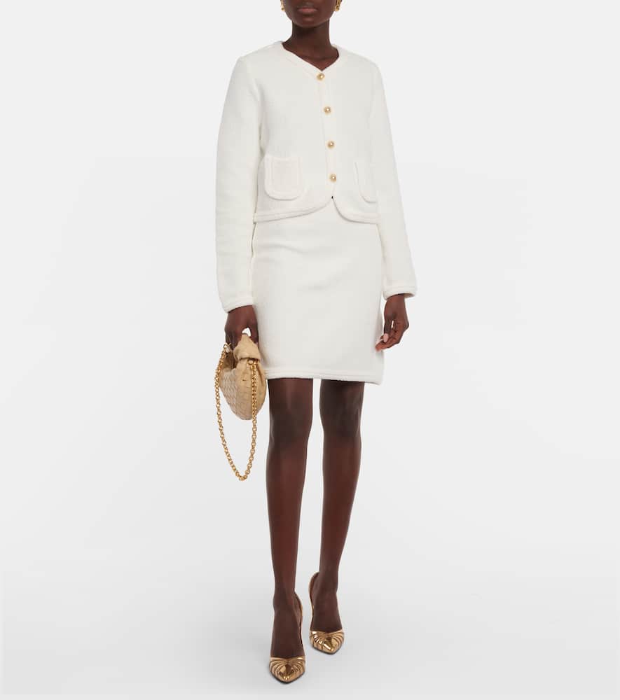 Cool Towelling terry miniskirt