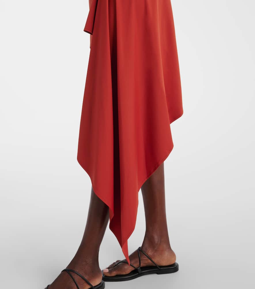 Asymmetrical beach cover-up