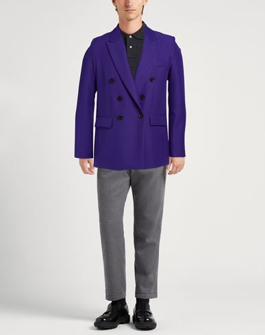 Sex Pistols Man Blazer Dark purple Size 34 Polyester