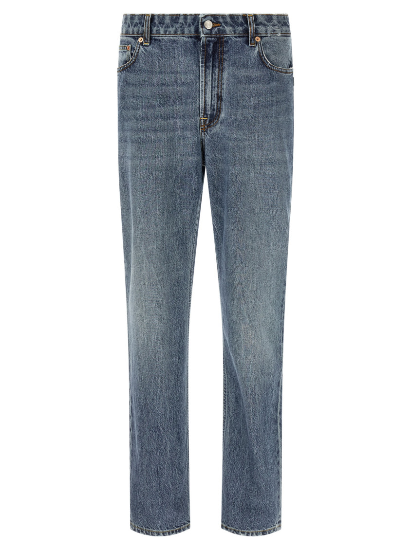 Light Blue Mid Rise Jeans