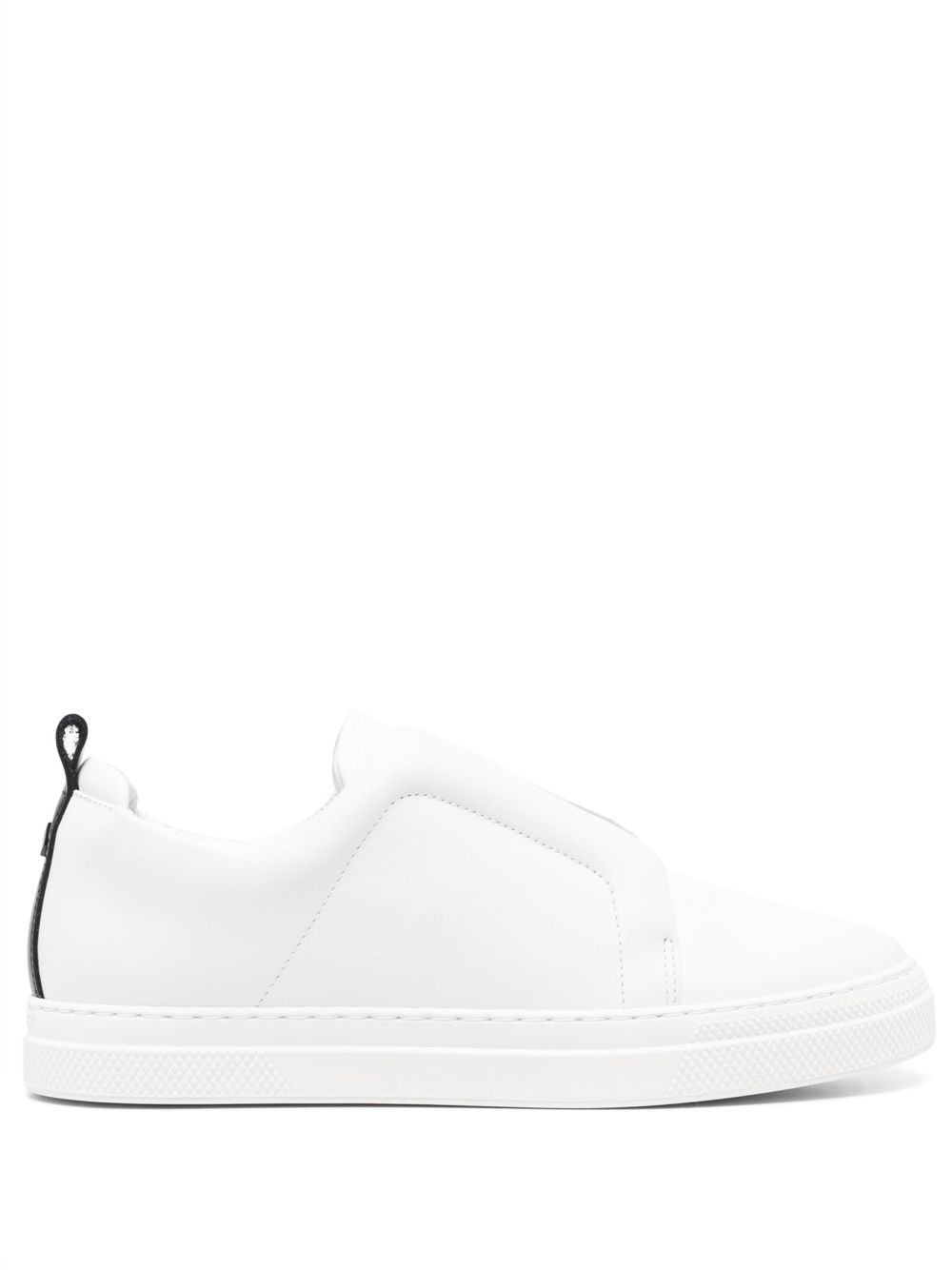 Slider laceless sneakers - White