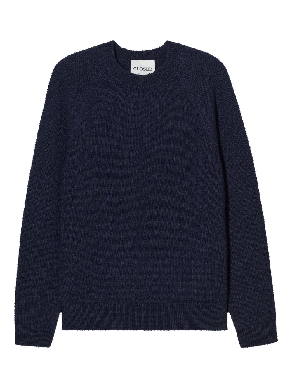 Crew-neck raglan sweater - Blue