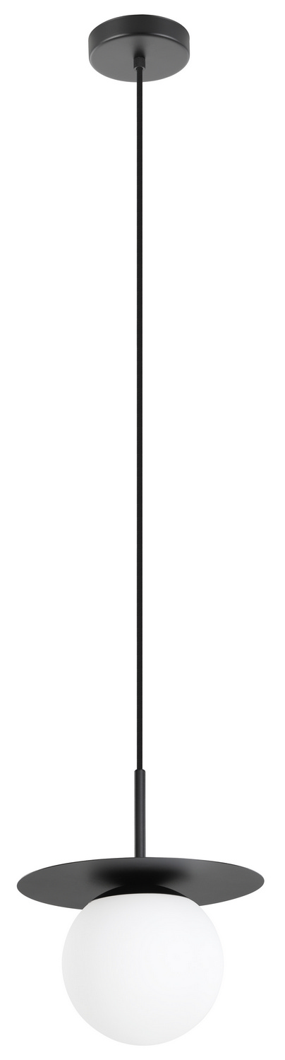 Structured Black One Light Mini Pendant from the Arenales Collection