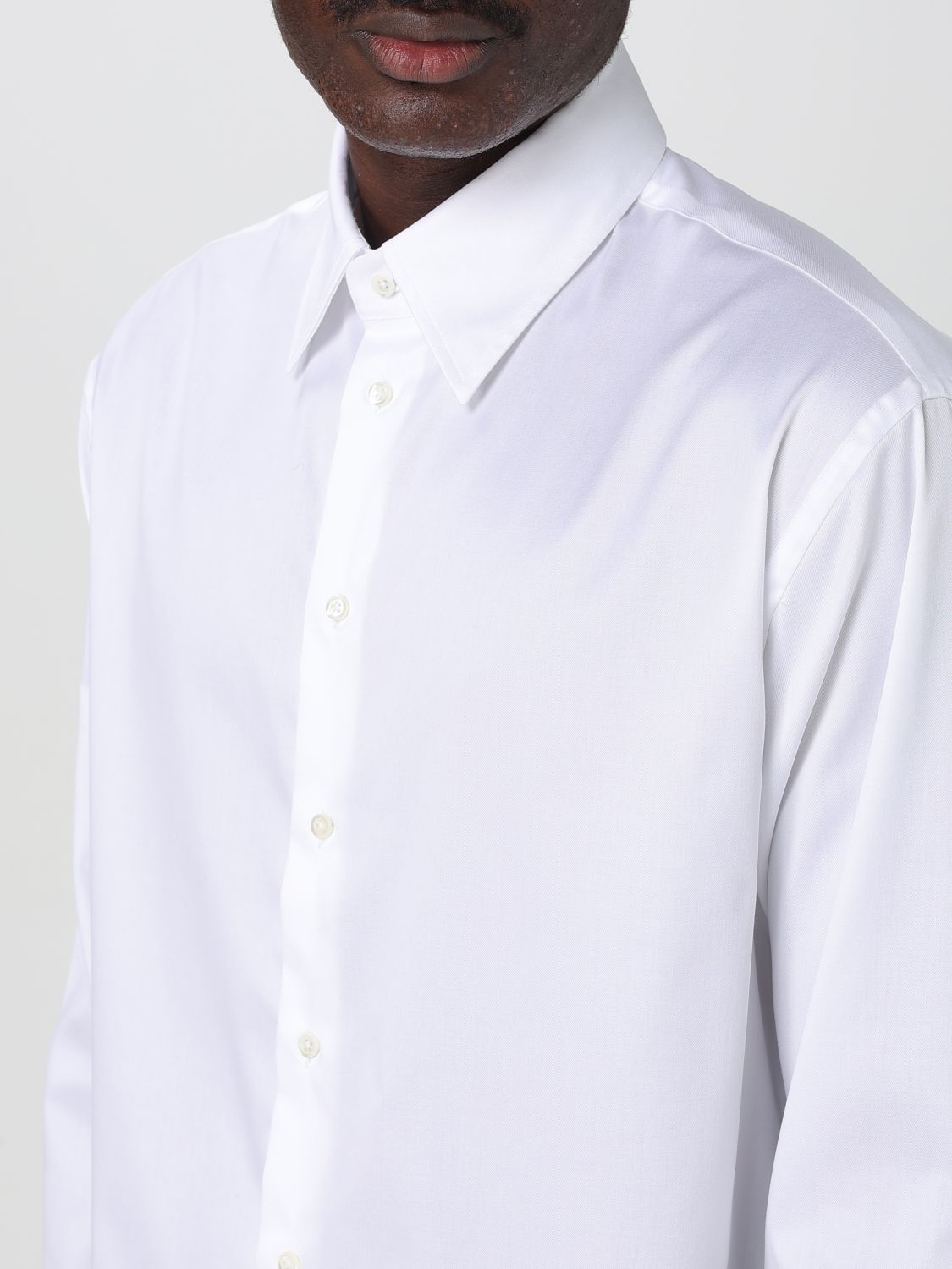 Long-sleeve poplin shirt - Black