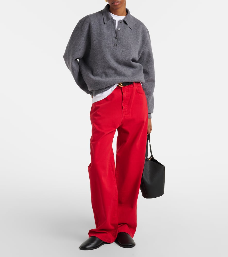 Róhe Mid-rise wide-leg jeans