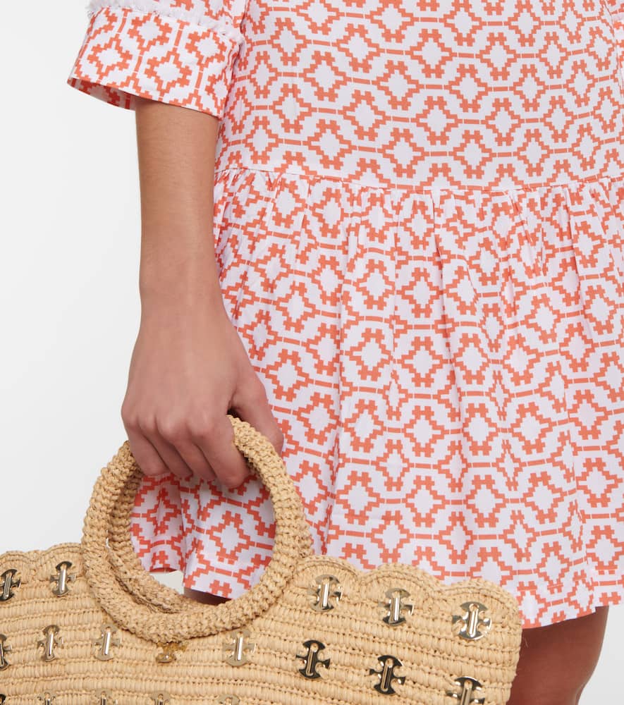 Arabian Sunset printed minidress